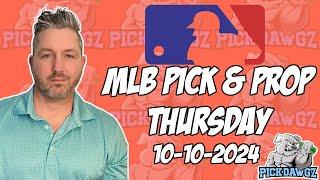 Free MLB Picks and Props Today 10/10/2024 | Kevin Thomas’ Free MLB Predictions