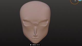 (nomad sculpt) How to make elf face.