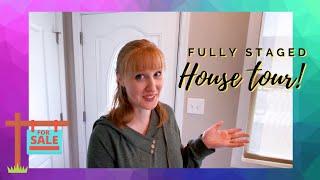 STAGING A HOME for Quick Sale (FINISHED, decluttered HOUSE TOUR!!)