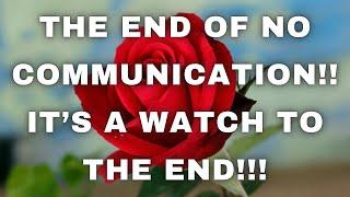 LOVE TAROT TODAY- THE END OF NO COMMUNICATION!! IT'S A MUST WATCH!!