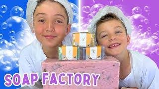 Discover The Magic of Soap Making  Soap Factory Tour 🫧 Educational Videos for Kids