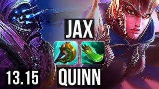 JAX vs QUINN (TOP) | 7/0/8, 400+ games, Godlike | EUW Master | 13.15