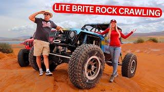 ROCK CRAWLING IN LITE BRITES JEEP BUGGY!