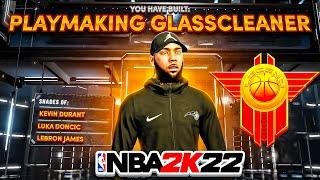 NEW "PLAYMAKING GLASS CLEANER" BUILD at LEGEND IS INSANE ON NBA 2K22! NEWEST PLAY GLASS BUILD!