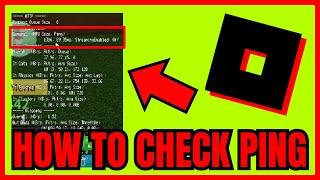 How To CHECK PING In Roblox (EASY GUIDE)