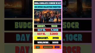 Bhula bhulaiya 3 movie 16 day India worldwide collection #shorts #ytshorts #bhulbhulaiya3