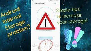 Simple tips to increase your android phone internal storage. #SHYelogs #androidinternalstorage