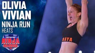 Olivia Vivian does the splits up the Warped Wall | Australian Ninja Warrior 2019