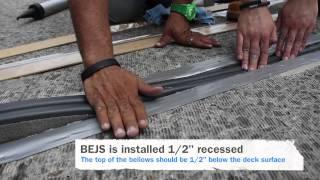 EMSEAL BEJS Installation - Bridge Expansion Joint System