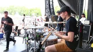 Counterparts - Stranger [Kyle Brownlee] Drum Cam (Van’s Warped Tour 2017) [HD]