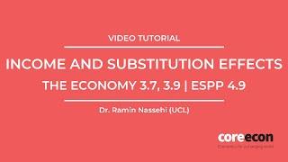 Video tutorial: Income and substitution effects