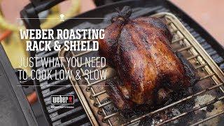 Weber Roasting Rack and Shield - Indirect Cooking on a Weber Q