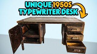 BROKEN 1950s Typewriter Desk Restoration | Furniture Restoration