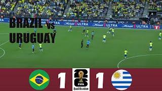 Brazil vs Uruguay 1-1 | 2024 World Cup Qualification | Match Highlights