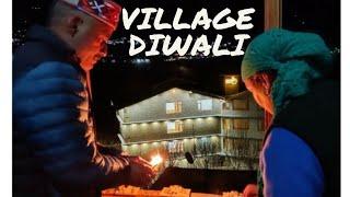 Village diwali(diyali) Vlog | Unique festival of throwing walnut | Himachali video | Simply Deepika