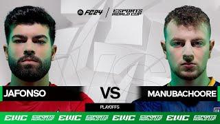 jafonso vs ManuBachoore | EWC EA SPORTS FC 24 - Day 4 - Playoffs