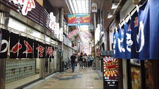 大阪・新世界　ジャンジャン横丁から通天閣まで歩く　Walk from Janjan Yokocho to Tsutenkaku, Shinsekai Osaka　(2024.6)