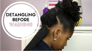 Natural Hair | Detangling before Washing