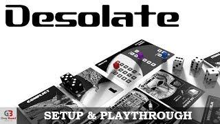 Desolate - Setup & Playthrough (solo game)