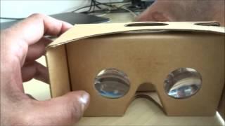 Unboxing and setup of a Google Cardboard