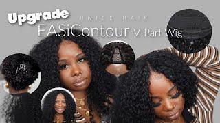  Beginner Must Have! New UPDATED EasiContour V-Part Wig Ft UNice Hair