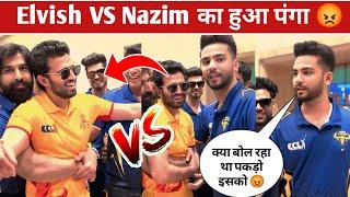 Elvish Yadav VS Round2hell Nazim ECL Match New Panga  | System Vs Rolla Controversy | ECL Match