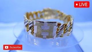 Wow, here's how to make a beautiful 18k gold bracelet.  #Gold18k #gold #viral #video #jewellry