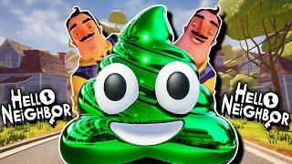 HELLO GREEN POOP EMOJI | Hello Neighbor Mod