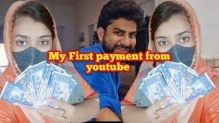 My First Payment From YouTube || Happy Family Vlogs | #payment | Payment From YouTube
