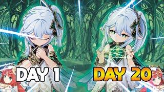 I ONLY built Nahida and Nilou for 20 DAYS (Genshin Impact)