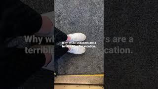 Don’t wear white sneakers on vacation (this is day 3 of a 10-day trip).