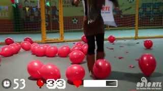 1.000 Euro Morgenwette: 89 Ballons in 89 Sekunden zertreten