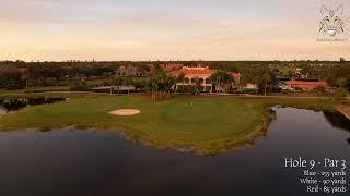 Hole 9 at Bonita Fairways Golf Club in Bonita Springs, Florida