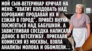 "Где это видано: 70 ЛИТРОВ молока с коровы в ДЕНЬ!"- недоумевал сын на мать-доярку.