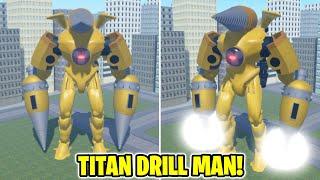 How to get TITAN DRILL MAN BADGE in Skibidi Toilet RP (ROBLOX)