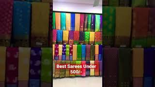 Wholesale Sarees under 500/- || Om Sarees | Madina Wholesale Sarees Market Hyderabad