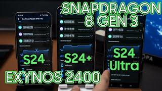 Benchmarks + battery life comparison | Samsung Galaxy S24 series
