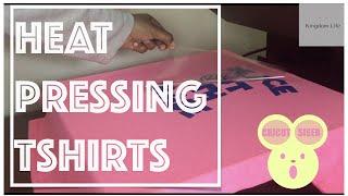 Making Vinyl Heat Pressed T-Shirts