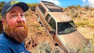 Not This Hole AGAIN?! Chevy Silverado Crashes Off The Trail