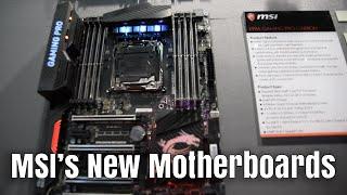 MSI's New Motherboard Lineup - Computex 2016