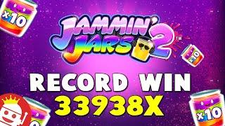 JAMMIN JARS 2  PUSH GAMING  MEGA 33938X WIN!