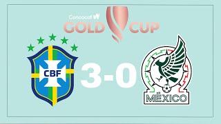 Brasil 3-0 México, Semifinal Copa Oro W