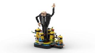 Lego 75582 Brick-Built Gru and Minions Speed Build Studio Bricklink LDD by PLegoBB