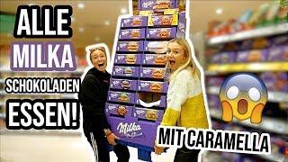 1 Tag ALLE MILKA SCHOKOLADEN essen! Mit CARAMELLA!!! ⎥ PIA