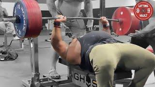 Julius Maddox 361 kg (796 lbs) Bench PR