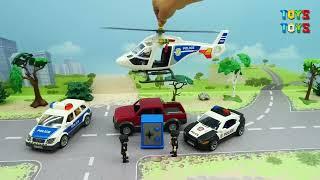 Police car Ambulance Dumper Truck - new toy videos - police cars for kids