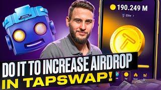 TapSwap UPDATE - Get In Time For airdrop!