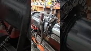 Massive cylinder rebuild #automobile #shop #hydraulic