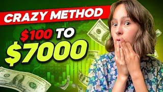 $100 To $7000 - My New Strategy Tutorial  RSI + Keltner + ZigZag