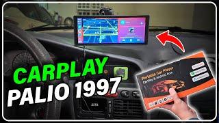 Colocando CarPlay e Android Auto no Palio 1997 por R$250!